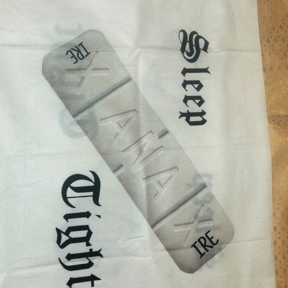 Xanax pillow case for your bed or whatever pillow you prefer.  Brand New!!!!!